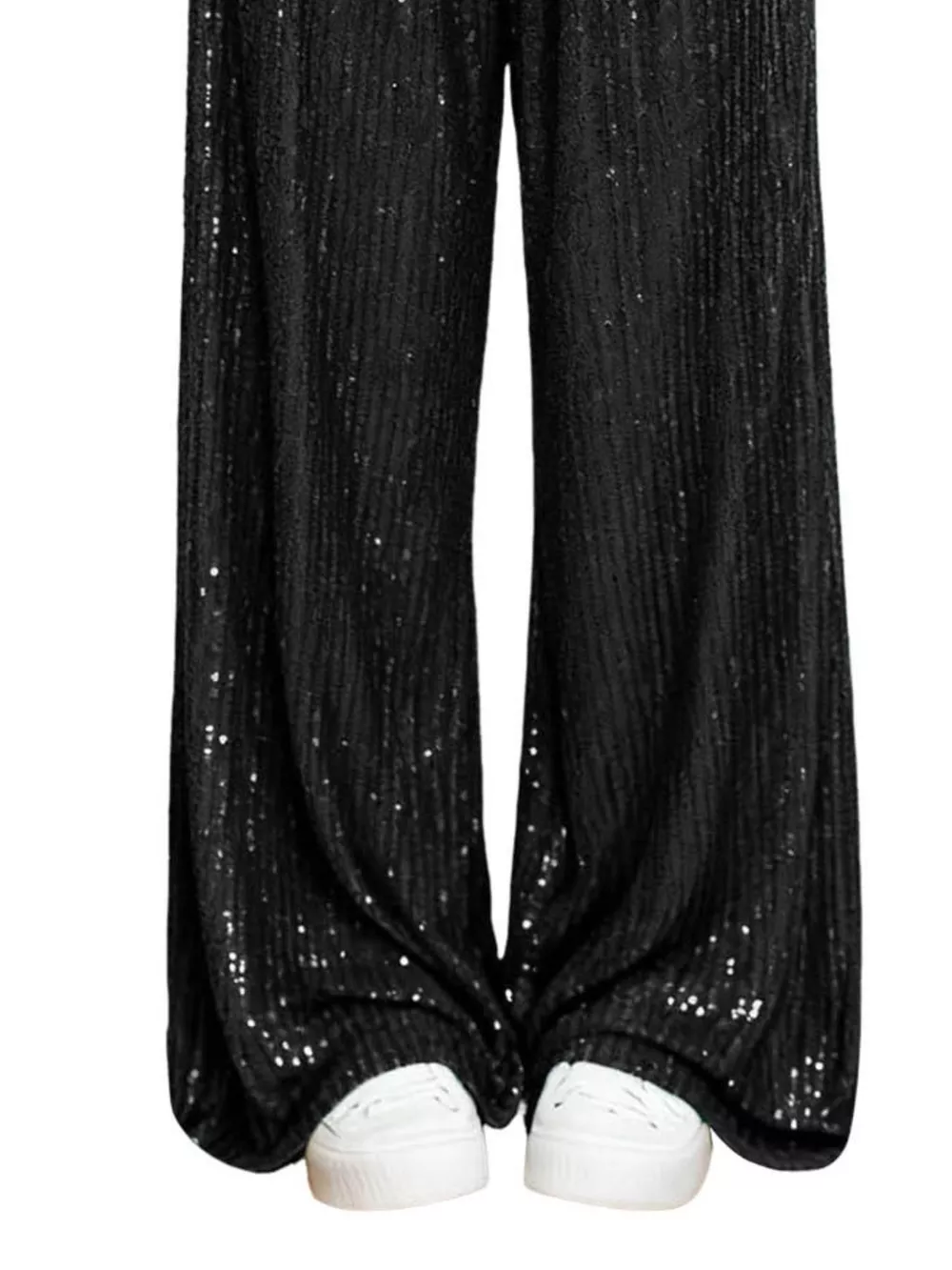 Sequin Wide-Leg Pants, image 7