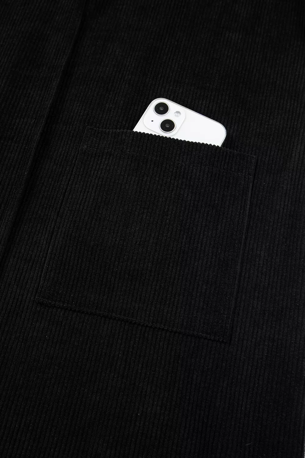 Corduroy Patch Pocket Sleeveless Mini Dress, image 12