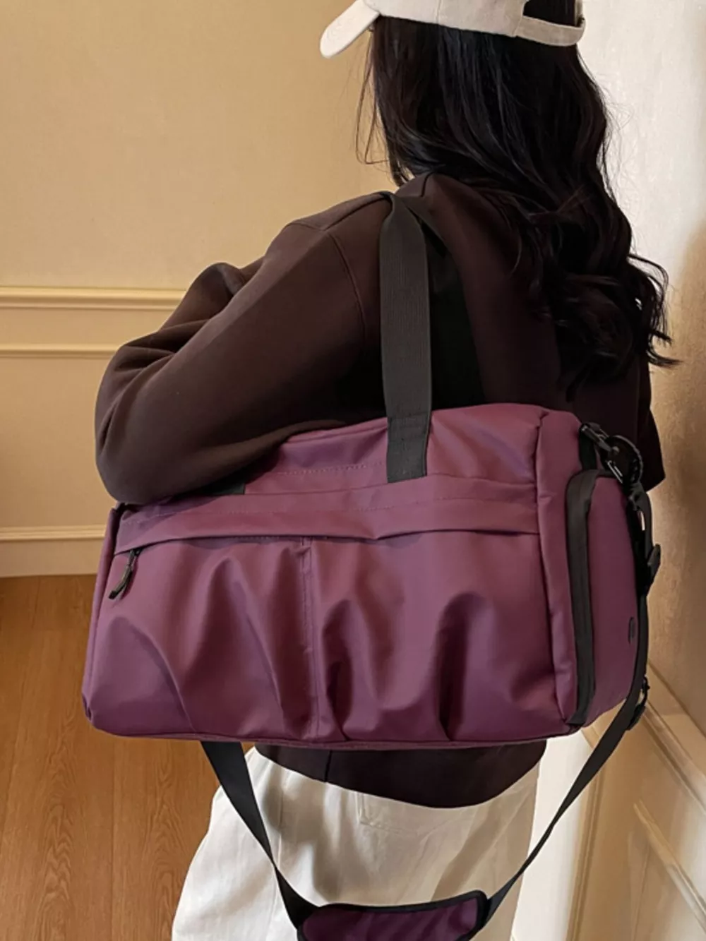 Oxford Cloth Travel Duffel Bag, image 9