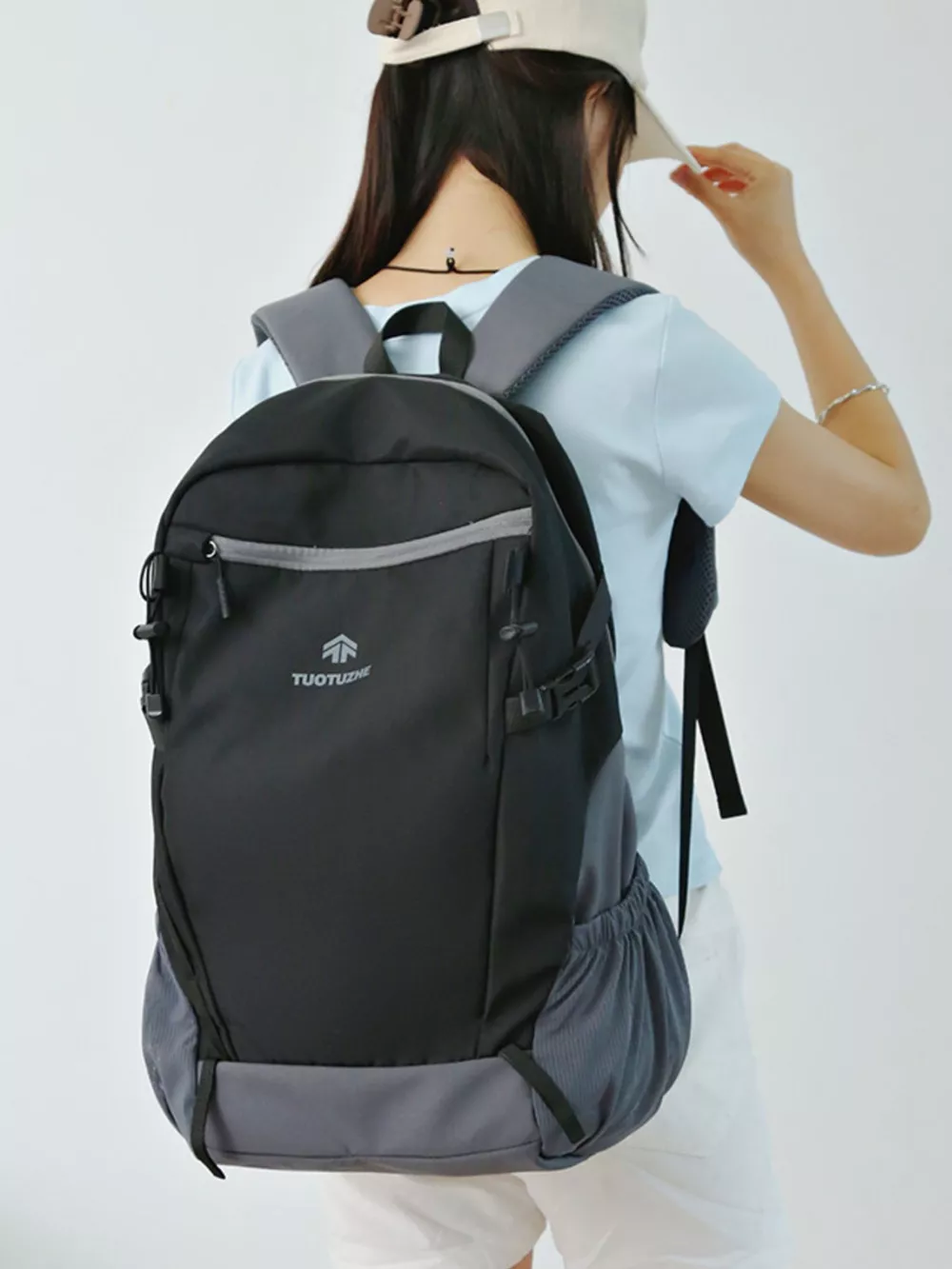 Lightweight Nylon Backpack Bag, image 5