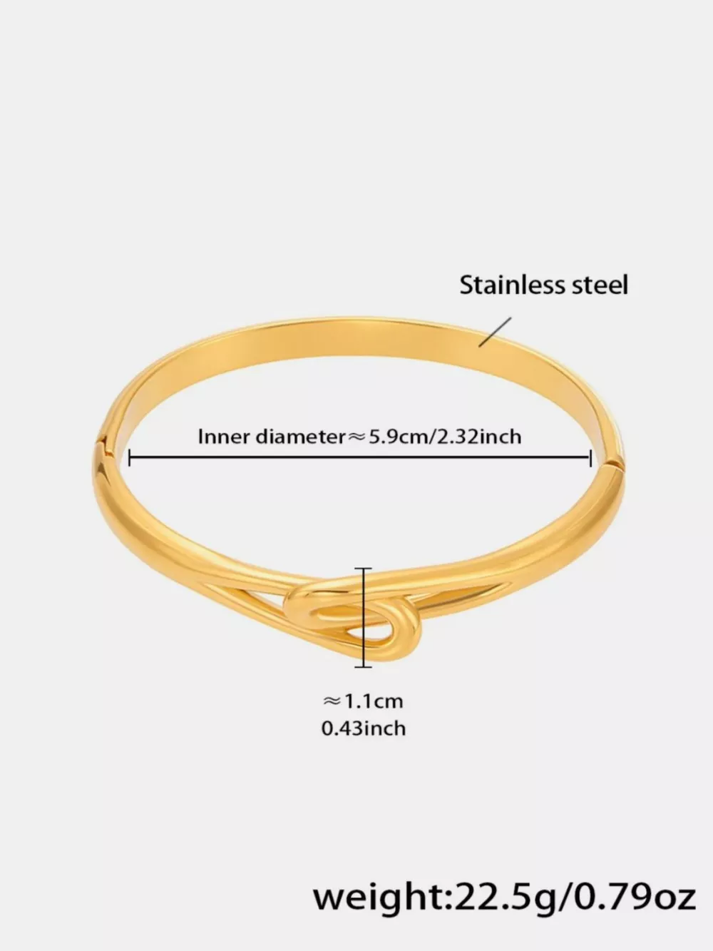 18K Gold-Plated Zircon Bracelet, image 6