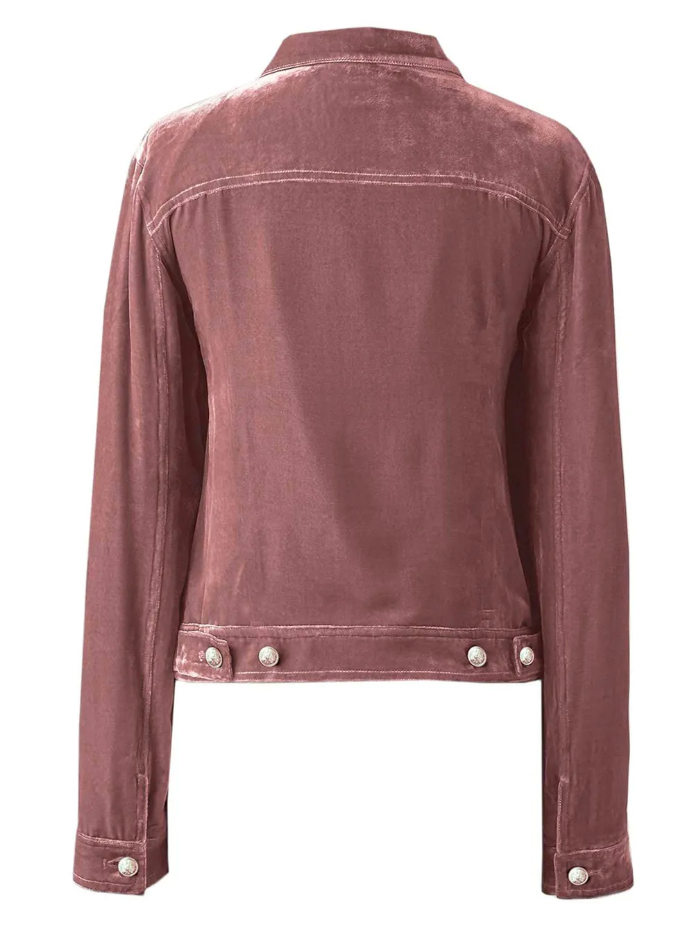 Button Up Long Sleeve Jacket with Chest Pockets, image 6