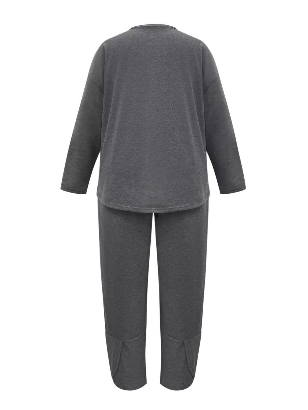 Plus Size Casual Loose Fit Top and Pants Two-Piece Set, image 7