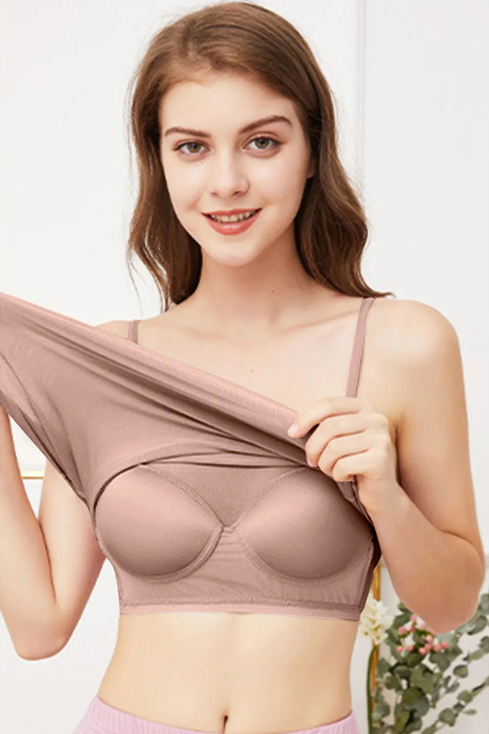 Scoop Neck Cami with Bra, image 23