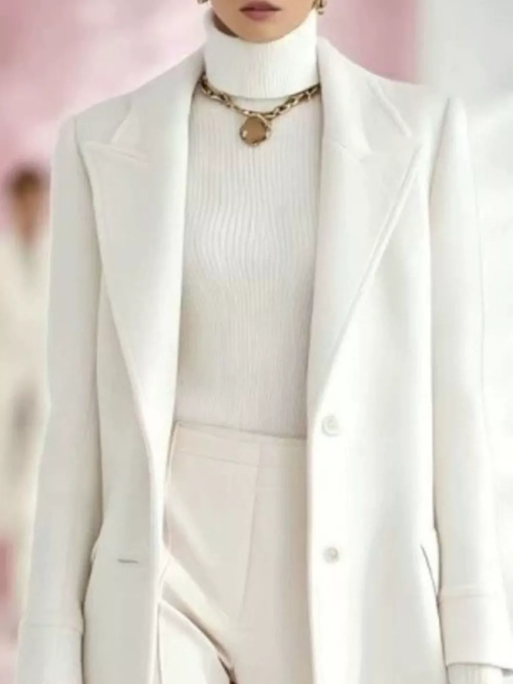 Lapel Collar Longline Coat, image 5