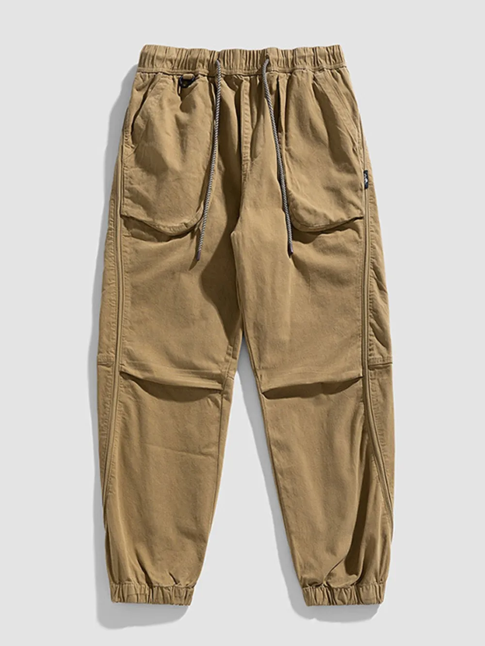 Men's Plus Size Drawstring Wide Leg Pants, image 5