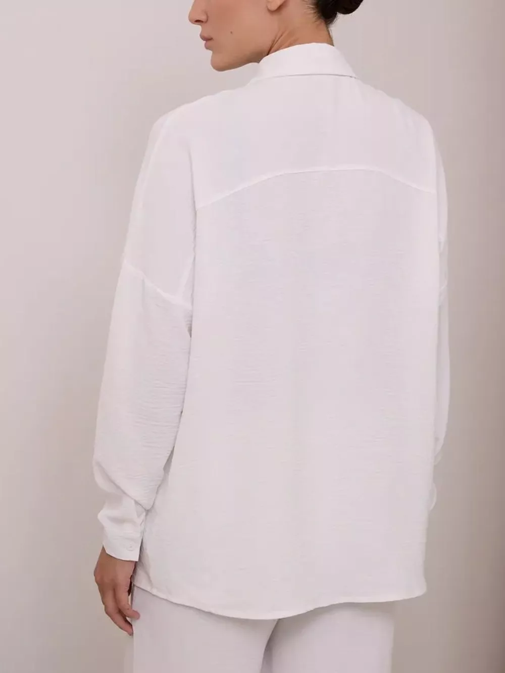 Relaxed Fit Shirt and Wide Leg Pants Set, image 35
