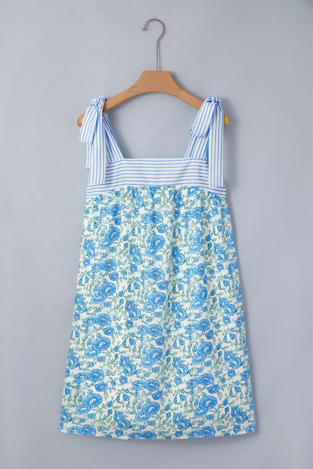 Floral Print Tie-Strap Mini Dress, image 5