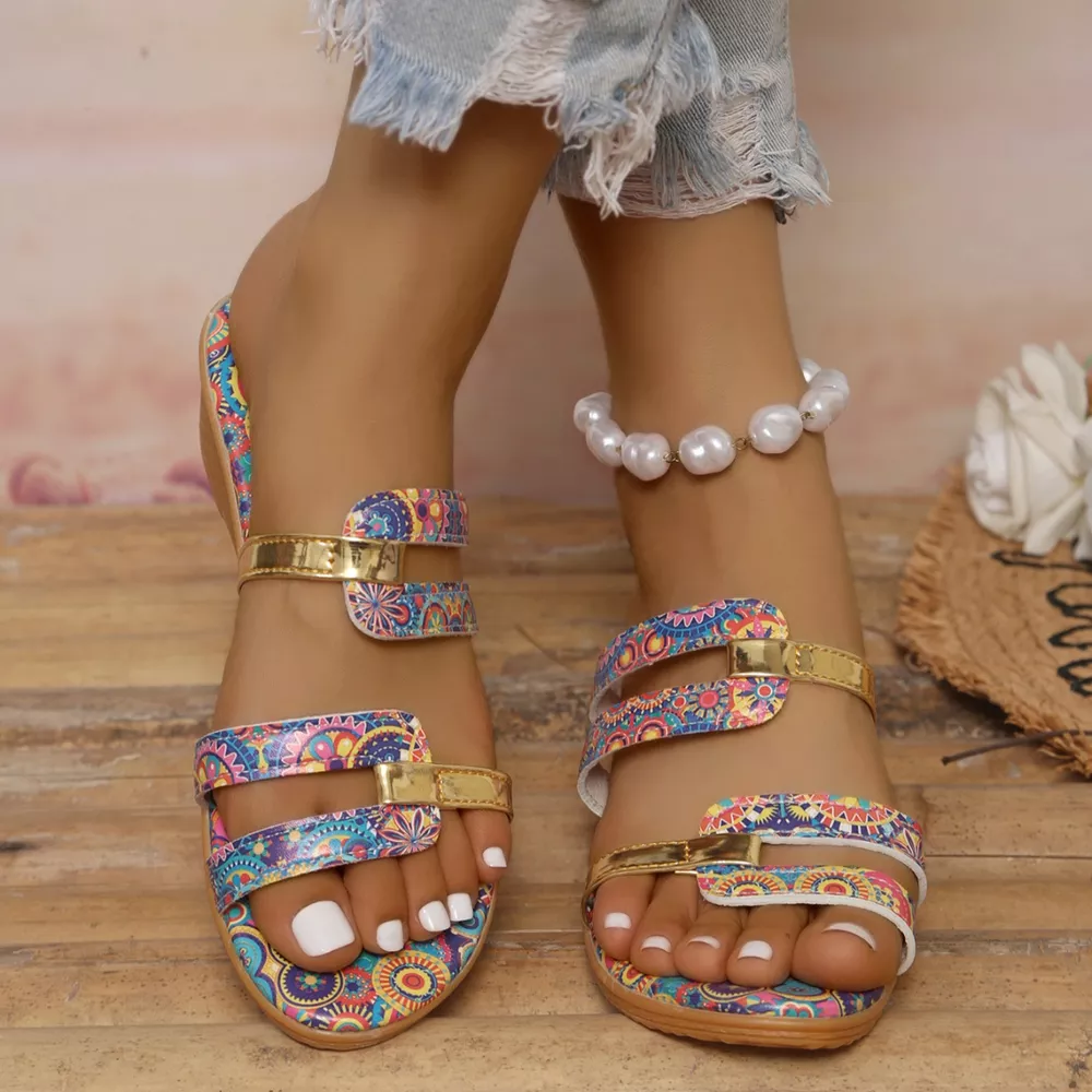 Open Toe Wedge Sandals