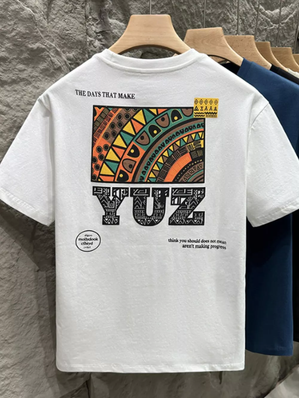Men's Plus Size Graphic Cotton Short Sleeve T-Shirt, image 12
