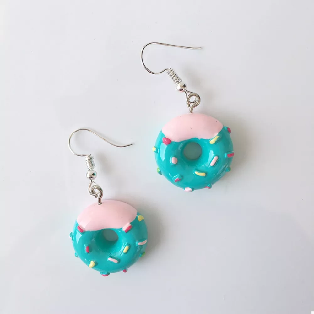 Donut Dangle Earrings, image 4