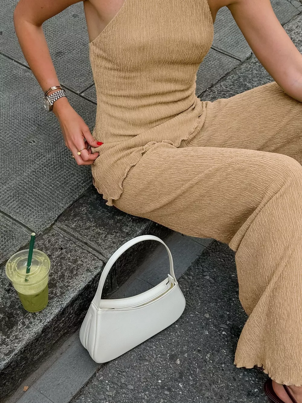 Sleeveless Top and Wide-Leg Pants Two-Piece Set, image 18