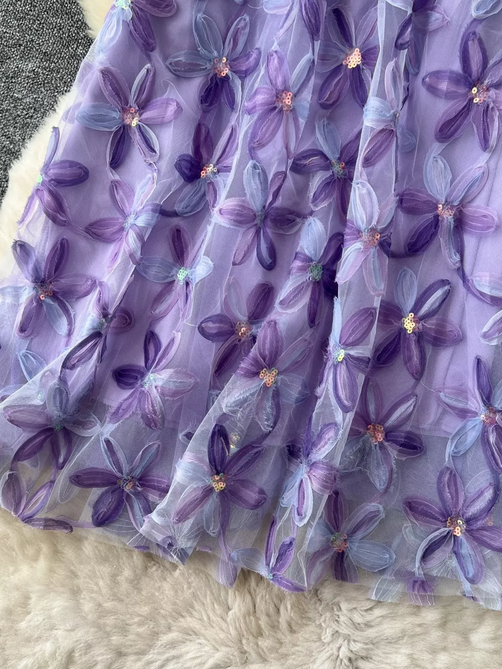 Floral Mesh Skirt, image 17