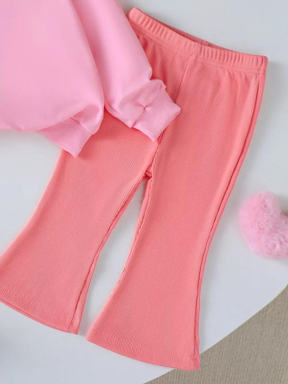 Children's Halloween Graphic Sweatshirt and Flare Pants Set, image 19