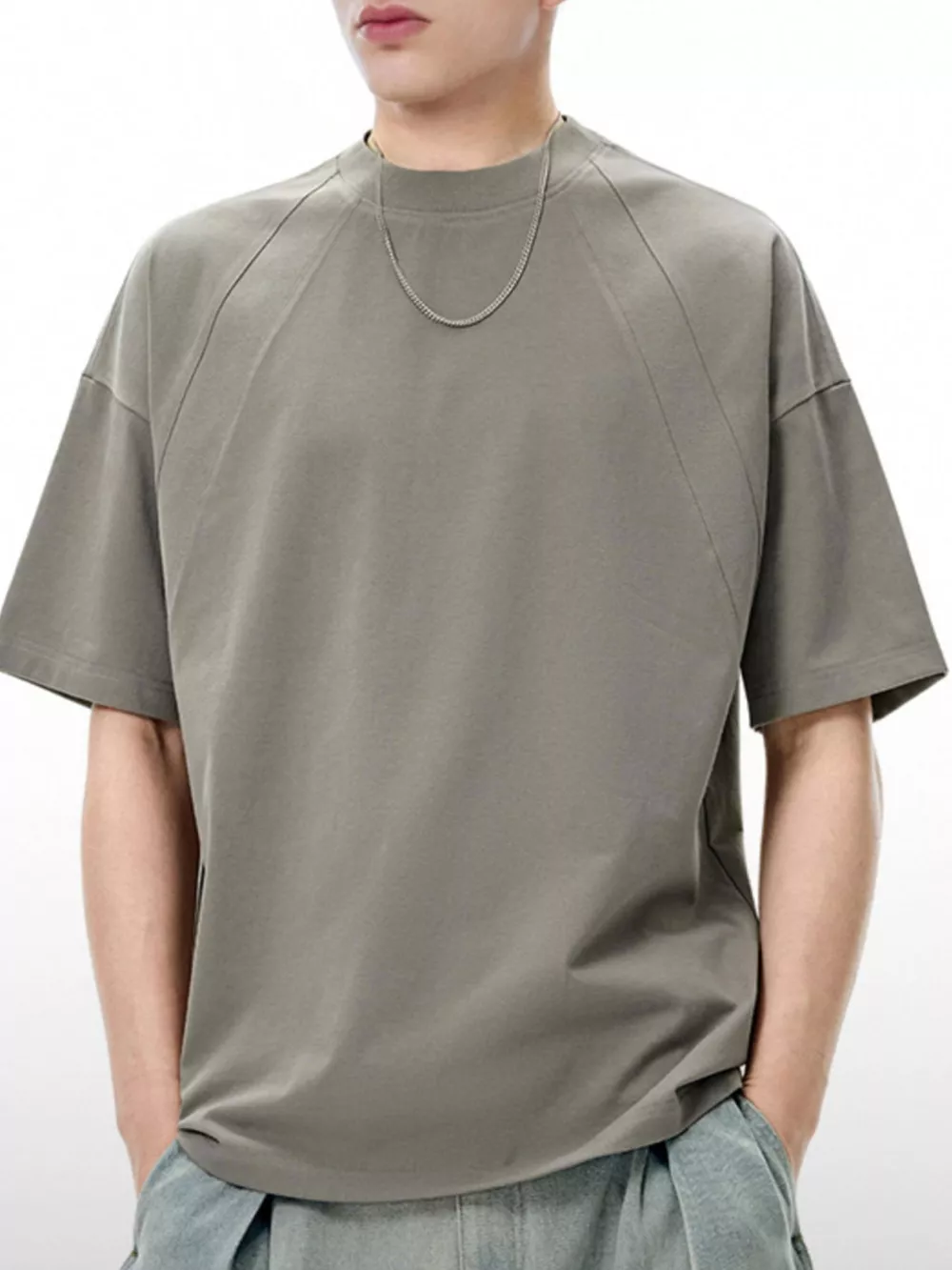 Men's Solid Color Short Sleeve T-Shirt