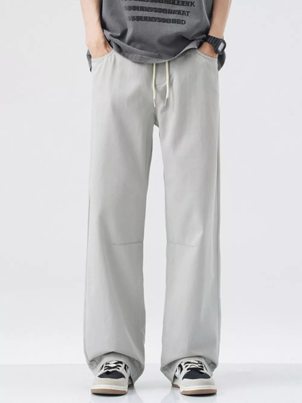Men's Wide Leg Casual Pants, image 7