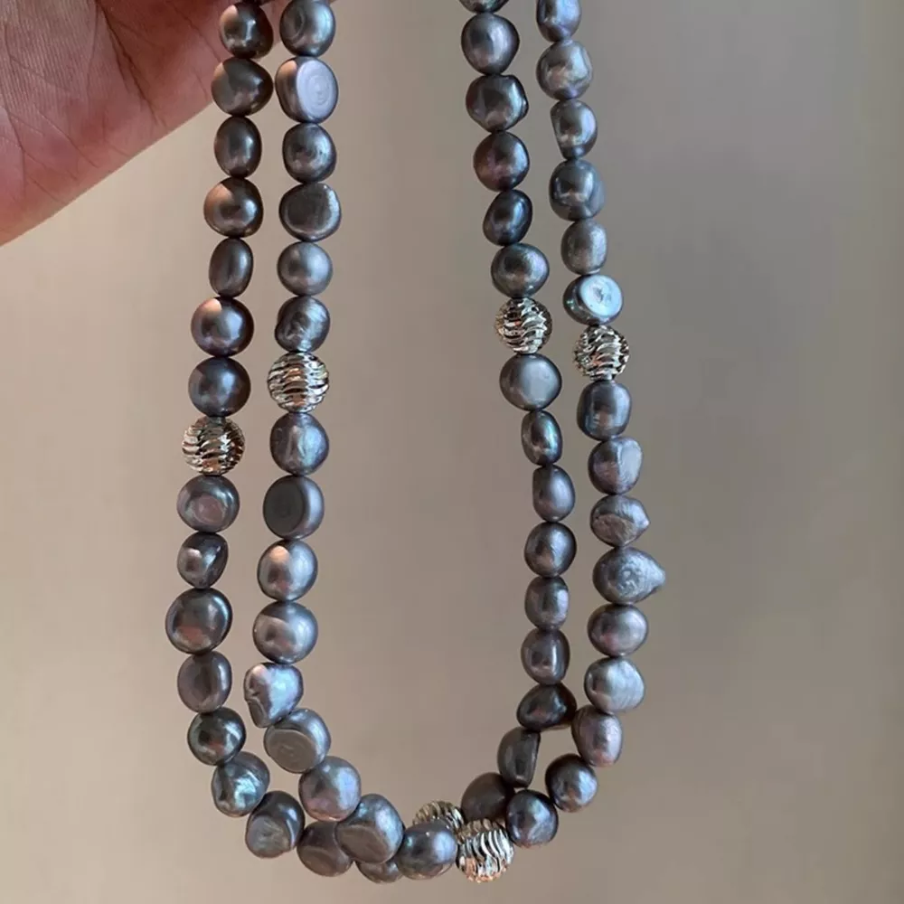 Pearl Choker Necklace, image 3