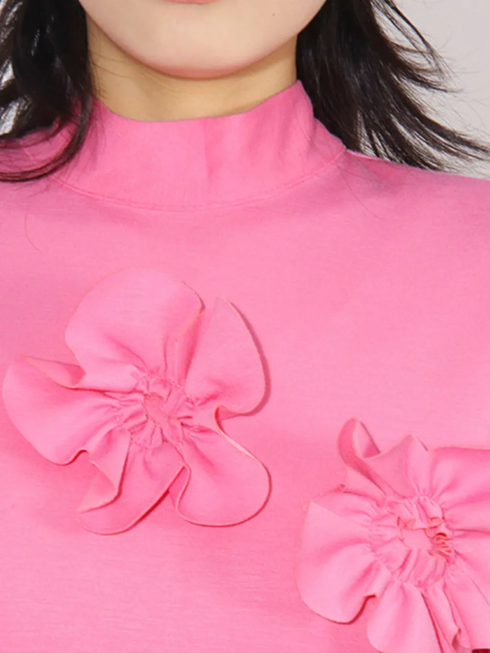 Floral Applique Long Sleeve Maxi Dress, image 5