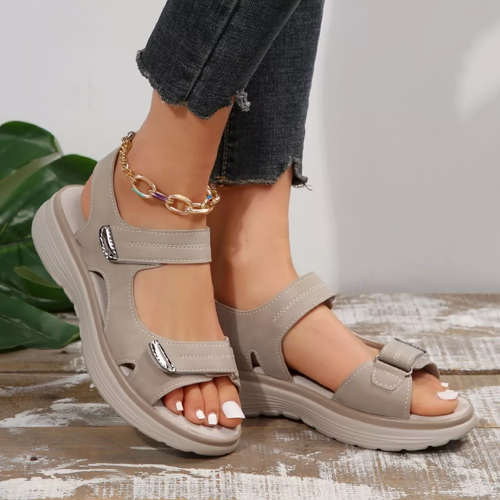 Velcro Open Toe Sandals, image 6