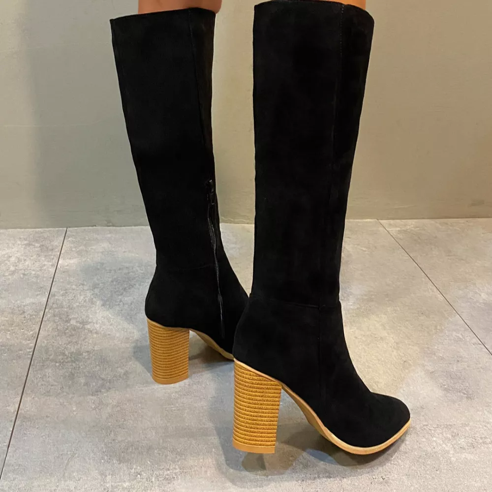 Point Toe Block Heels Boots, image 4