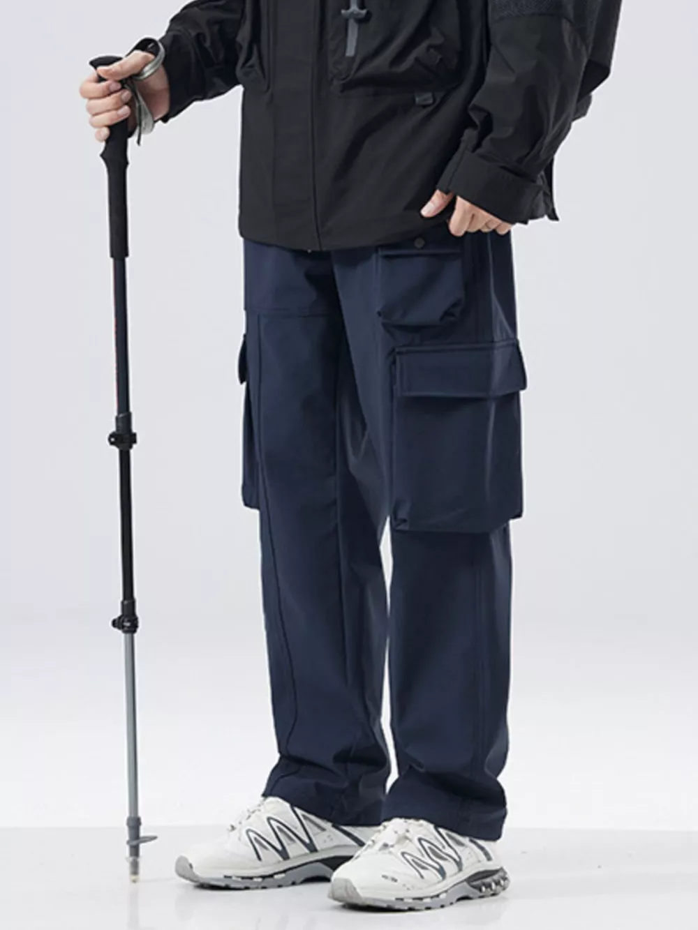 Men's Full Size Drawstring Wide Leg Pants Plus Size, image 3