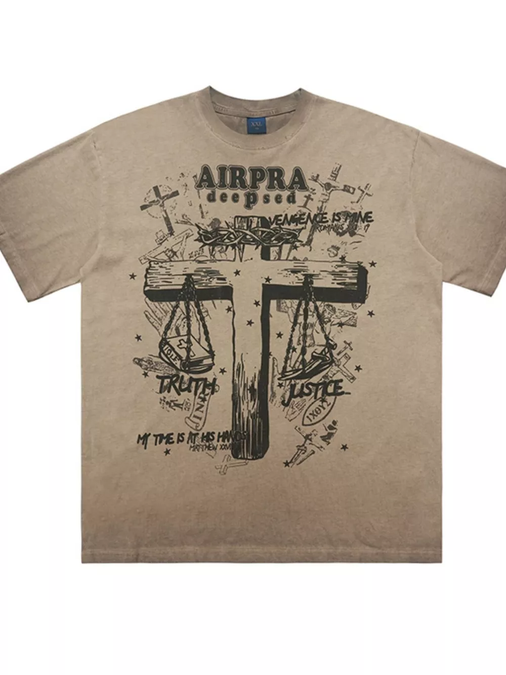 Men's Graphic Round Neck Short Sleeve T-Shirt, image 4
