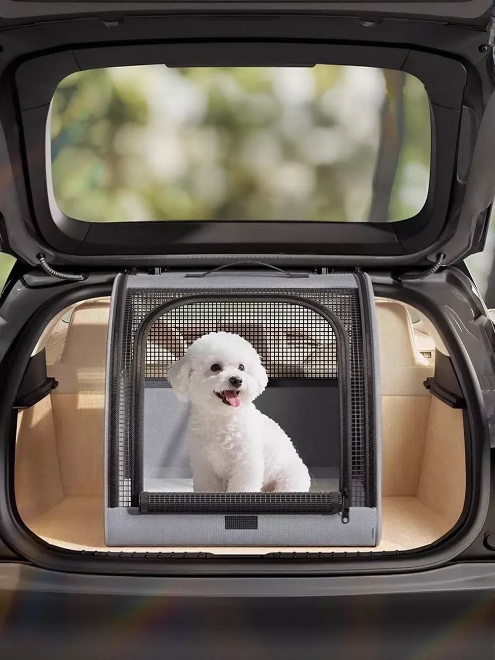 Portable Breathable Car Pet Cage, image 3