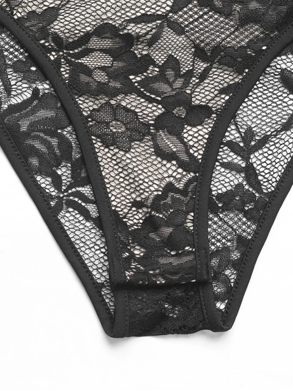 Lace Halter Neck Bodysuit, image 6