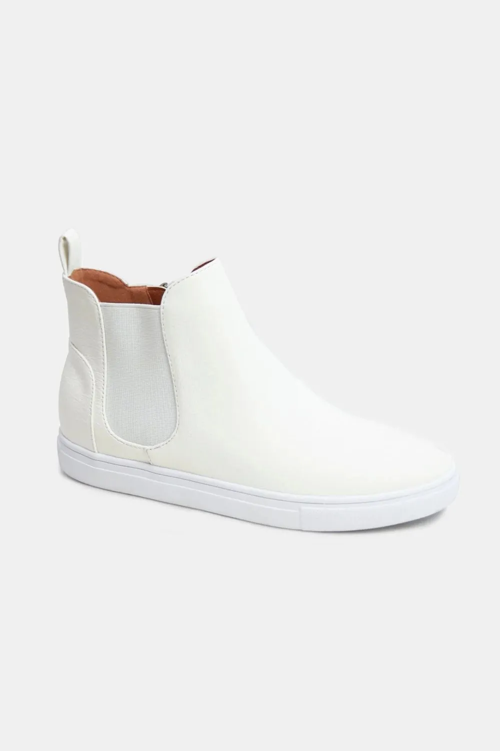 Faux Suede Elastic Side Panel Sneakers, image 3