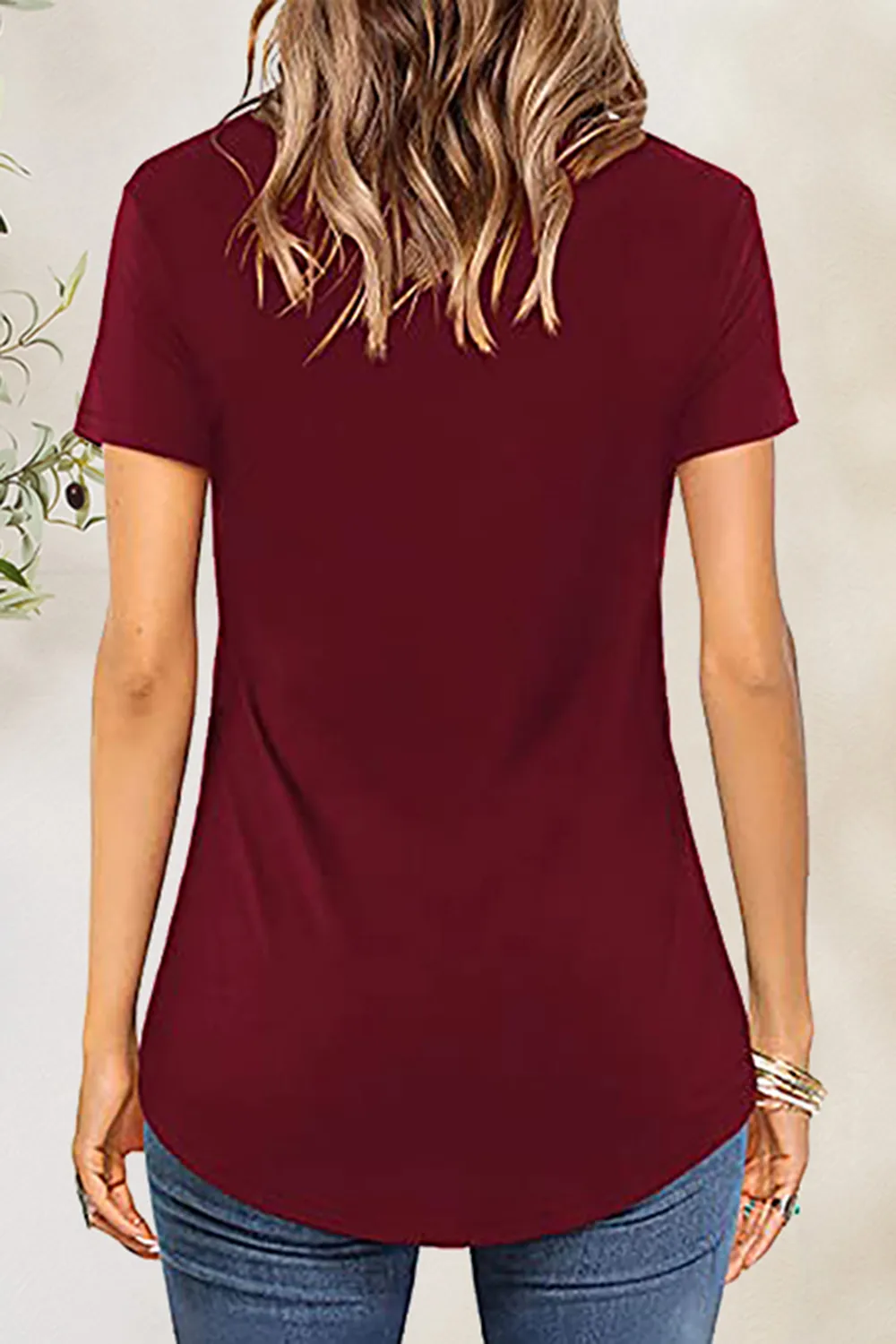Crisscross Short Sleeve T-Shirt, image 8