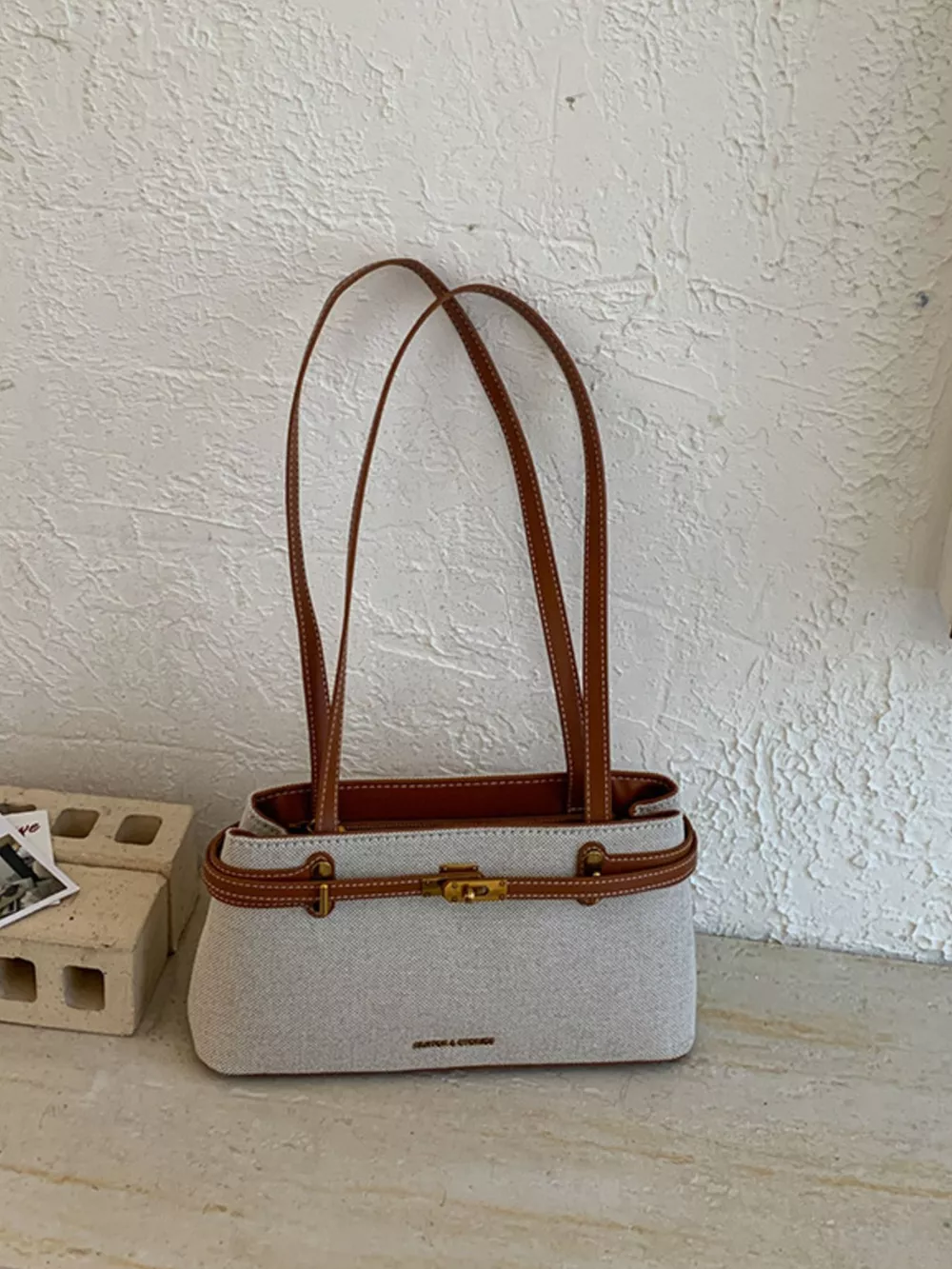 Decorative Buckle Shoulder Bag, image 8