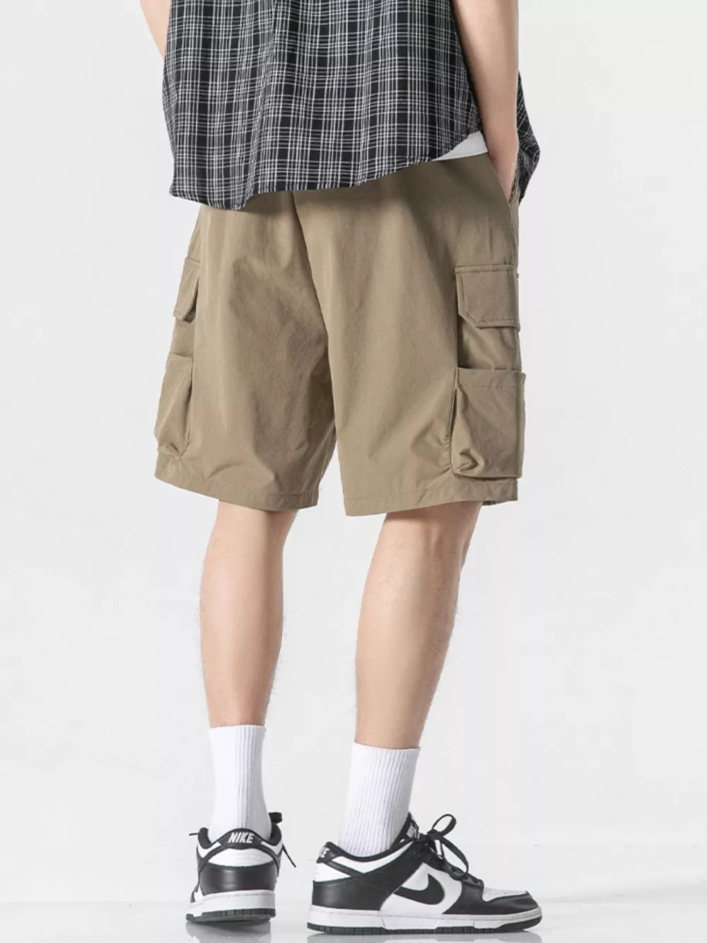 Men's Plus Size Loose Fit Cargo Shorts, image 7