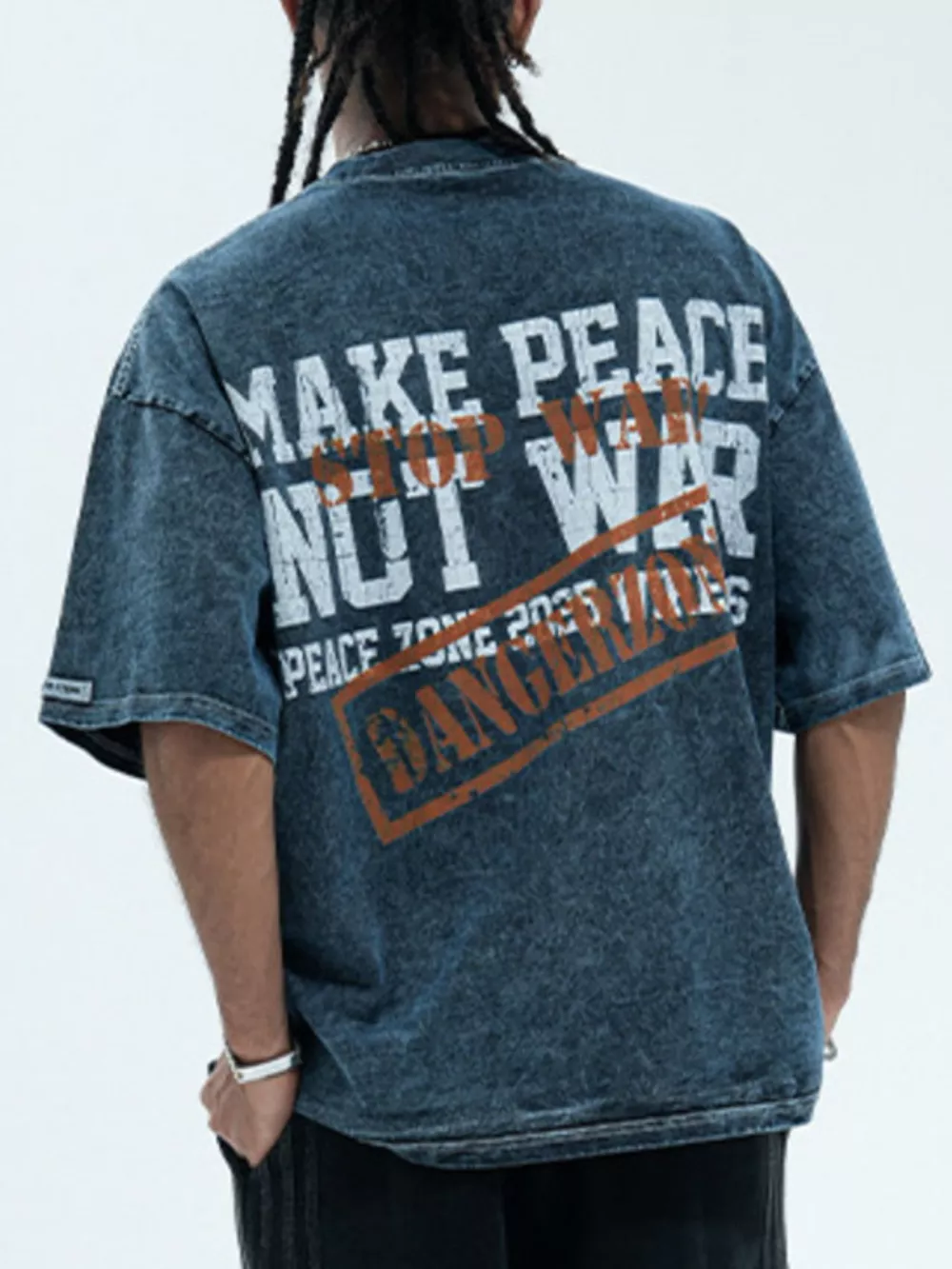 Men's Plus Size Round Neck Short Sleeve T-Shirt, image 3