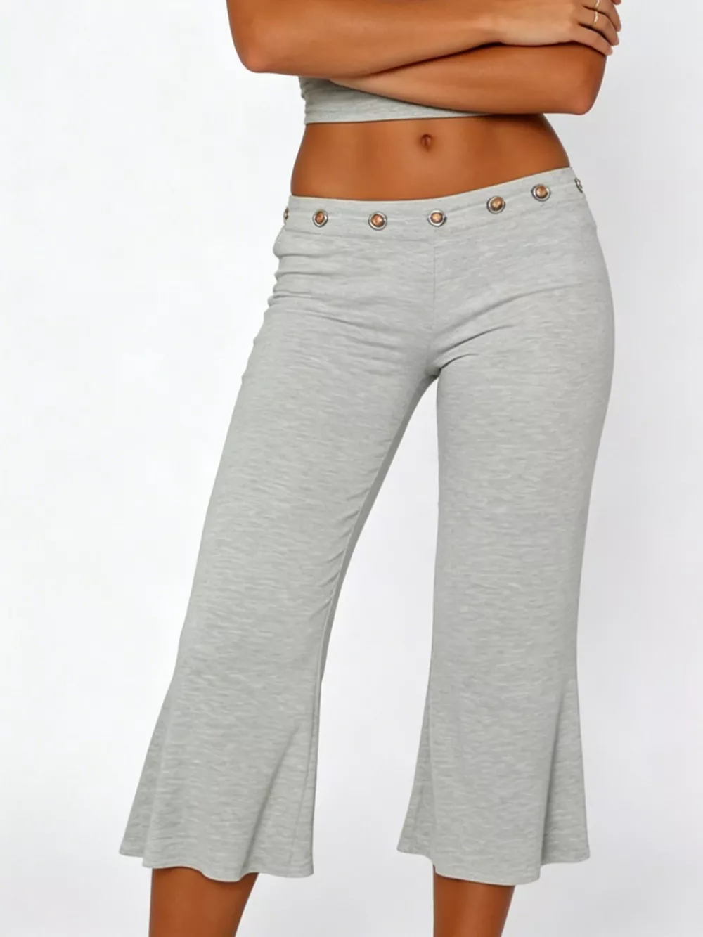 Mid Rise Capris Pants, image 20