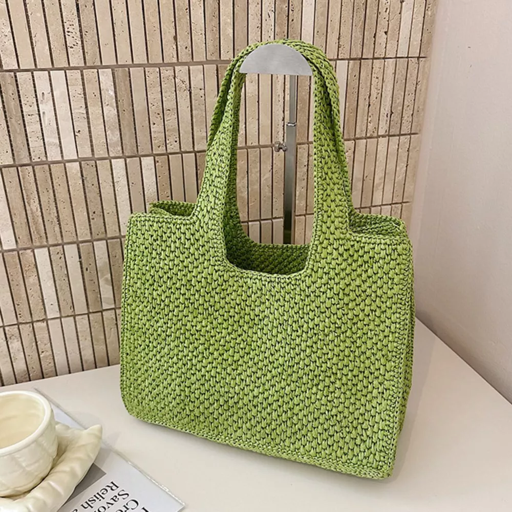 Woven Straw Handbag, image 6