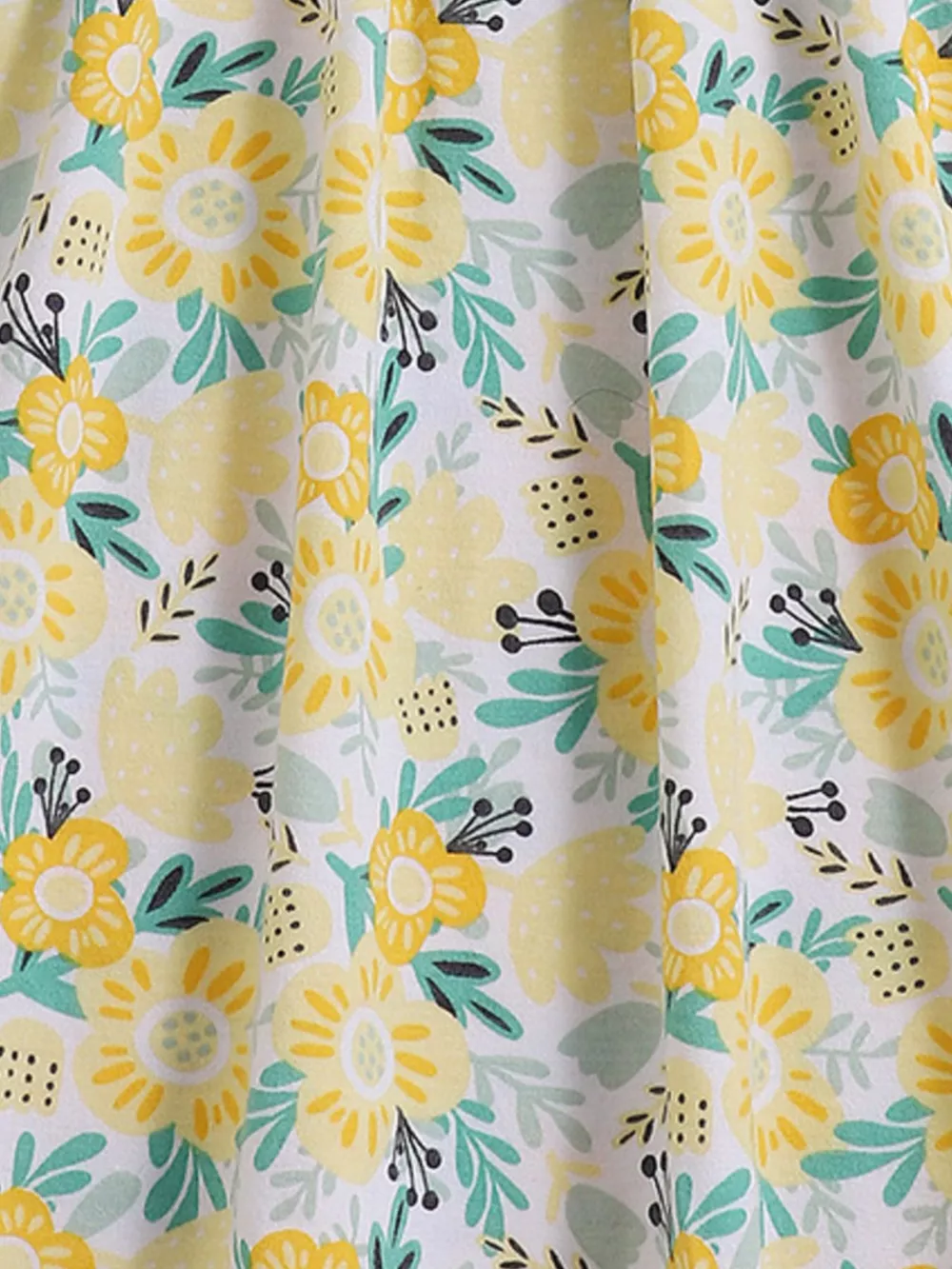 Children's Floral Print Spaghetti Strap Dress, image 4