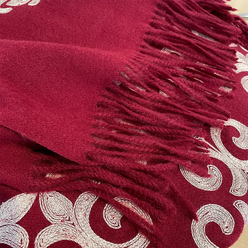 Boho Printed Fringe Hem Scarf, image 3