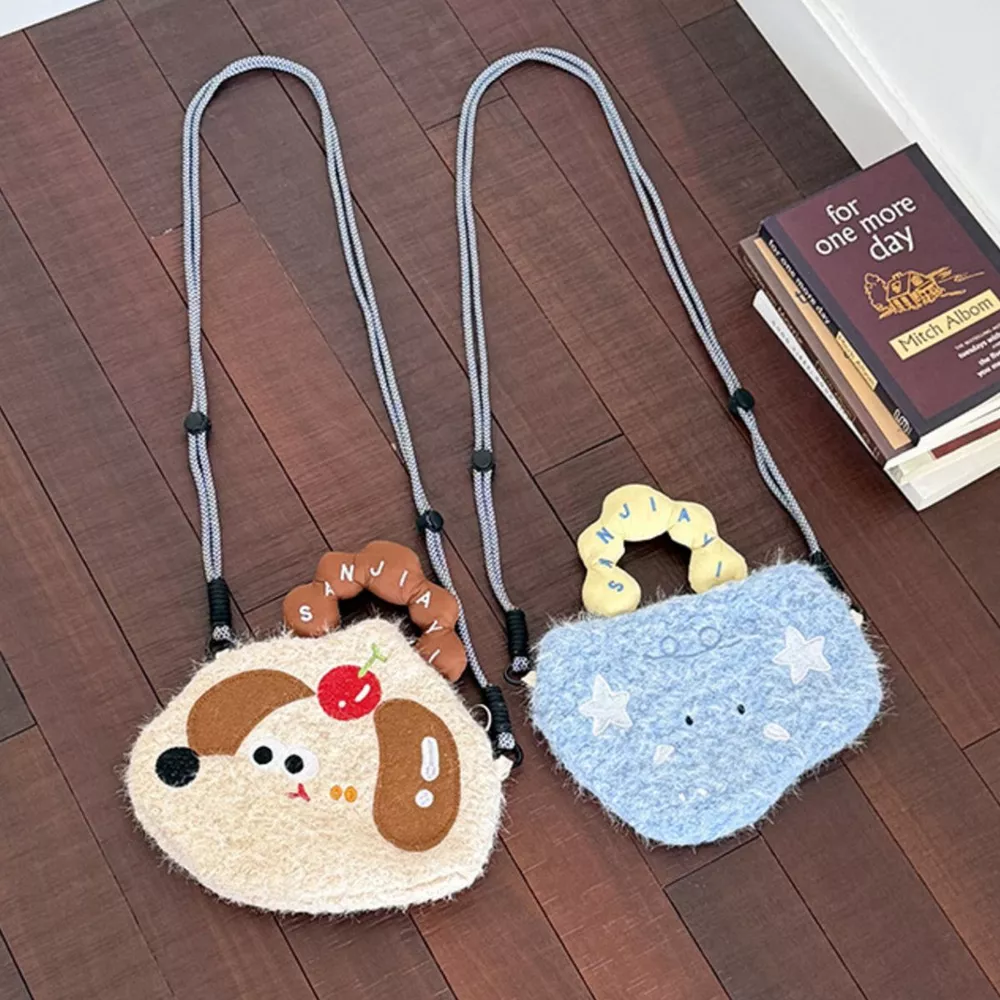 Cartoon Plush Crossbody Bag, image 8