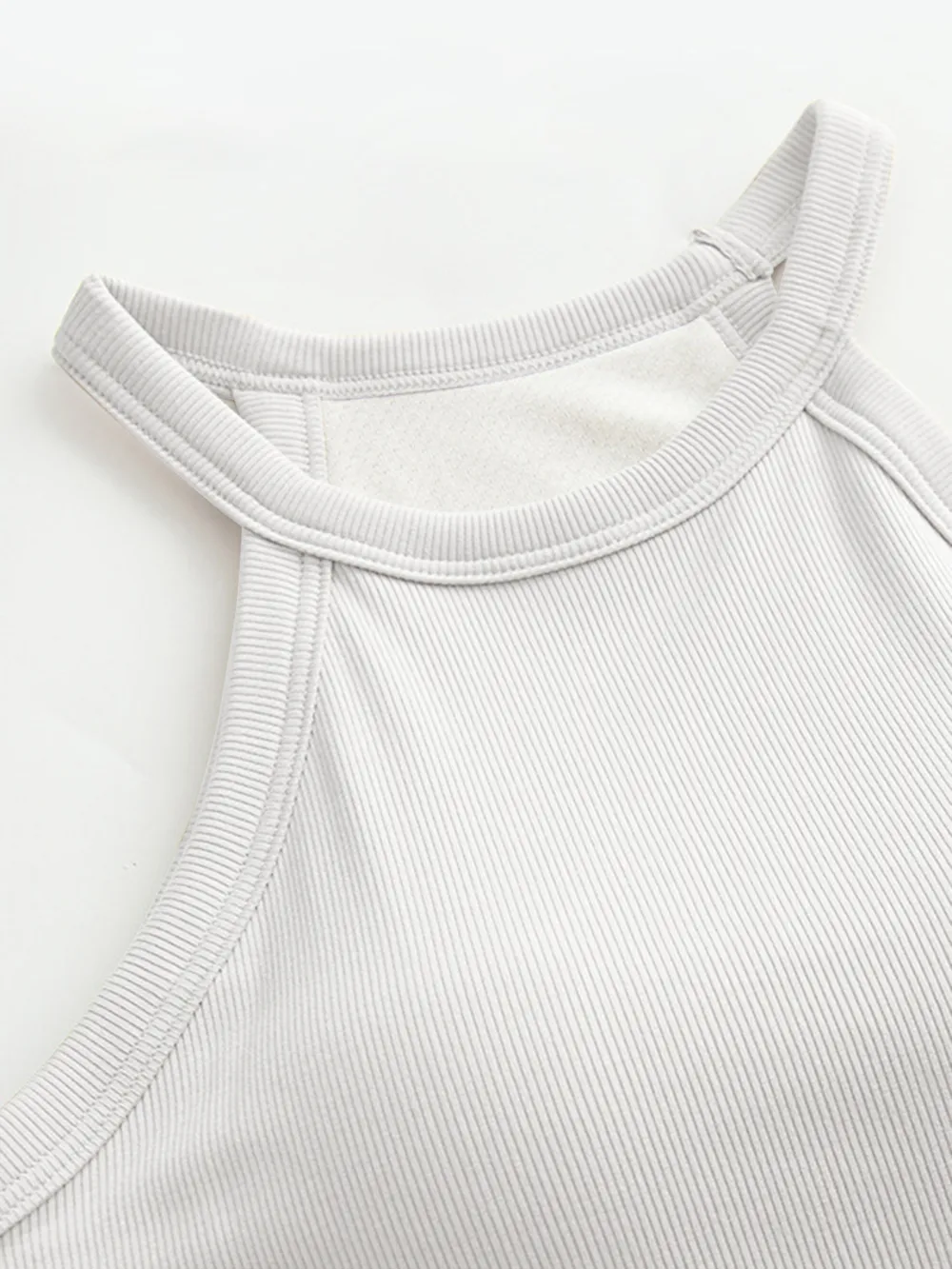 Grecian Neck Tank With Chest Pads, image 10