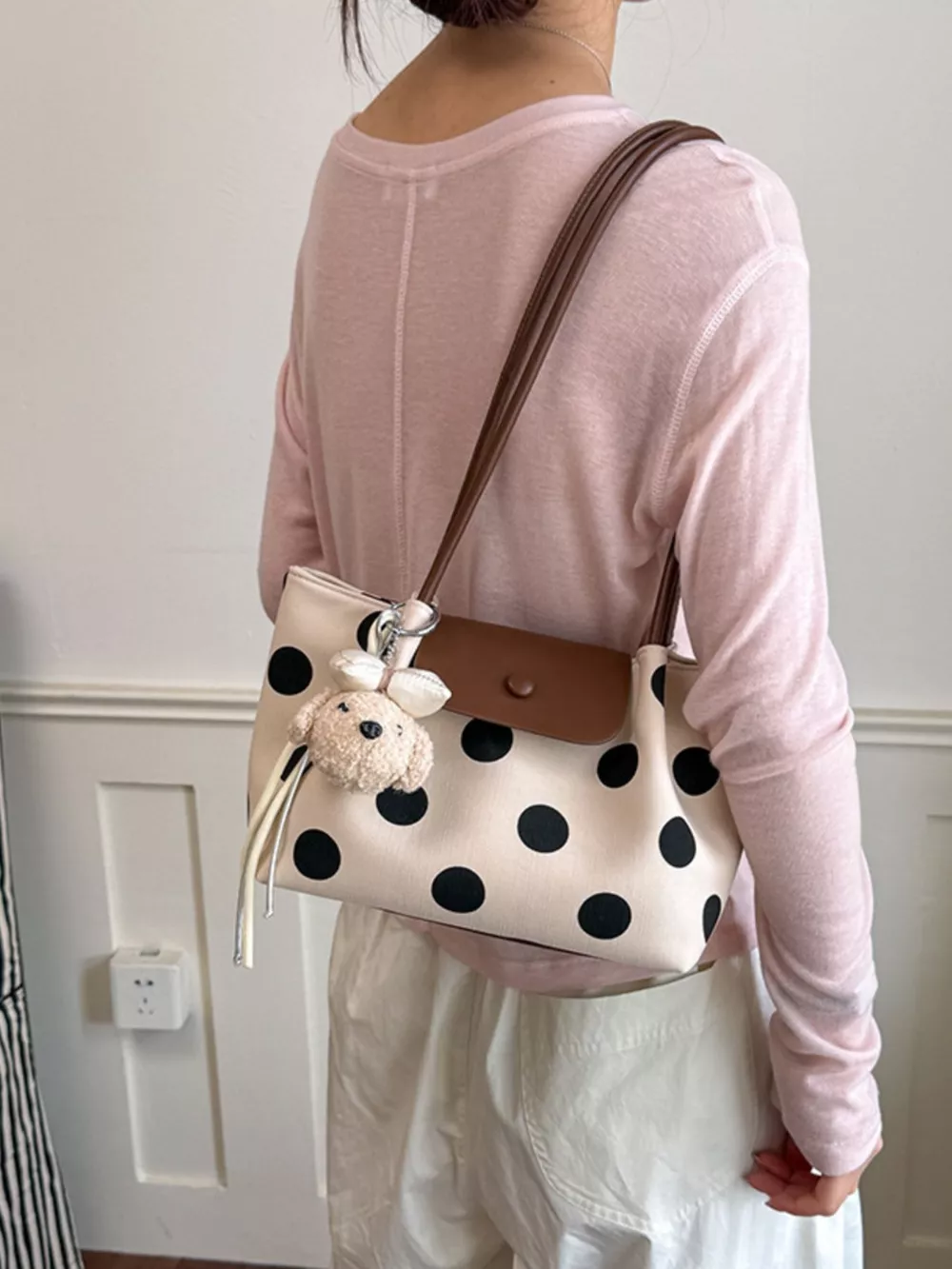 Polka Dot Shoulder Bag, image 11