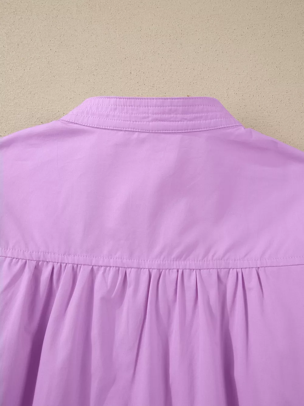 Notched Puff Sleeve Blouse, image 9