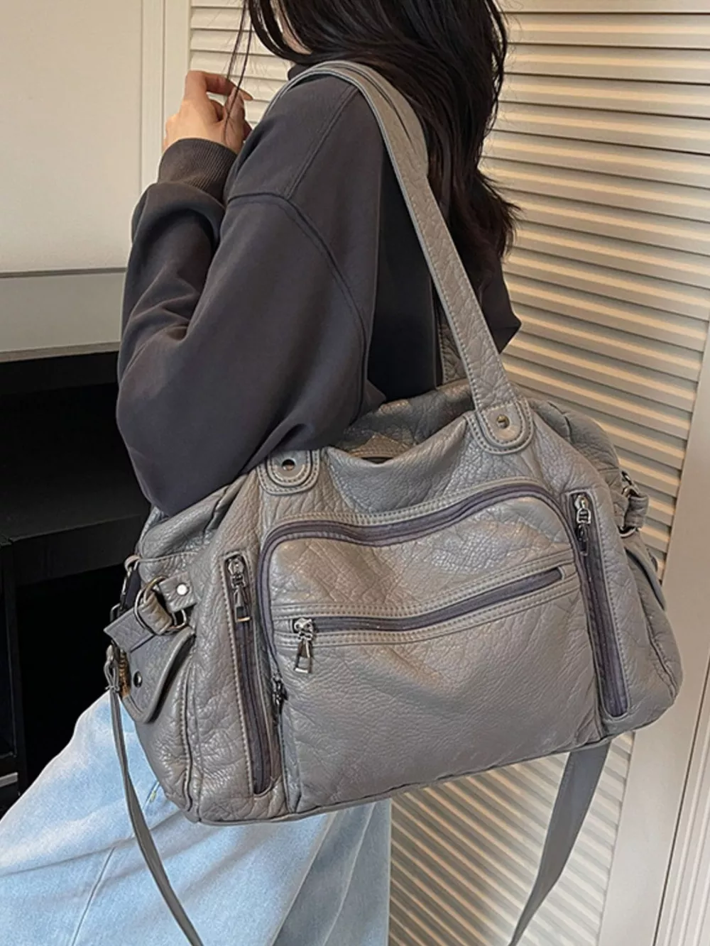 Multi Pocket Shoulder Bag, image 8