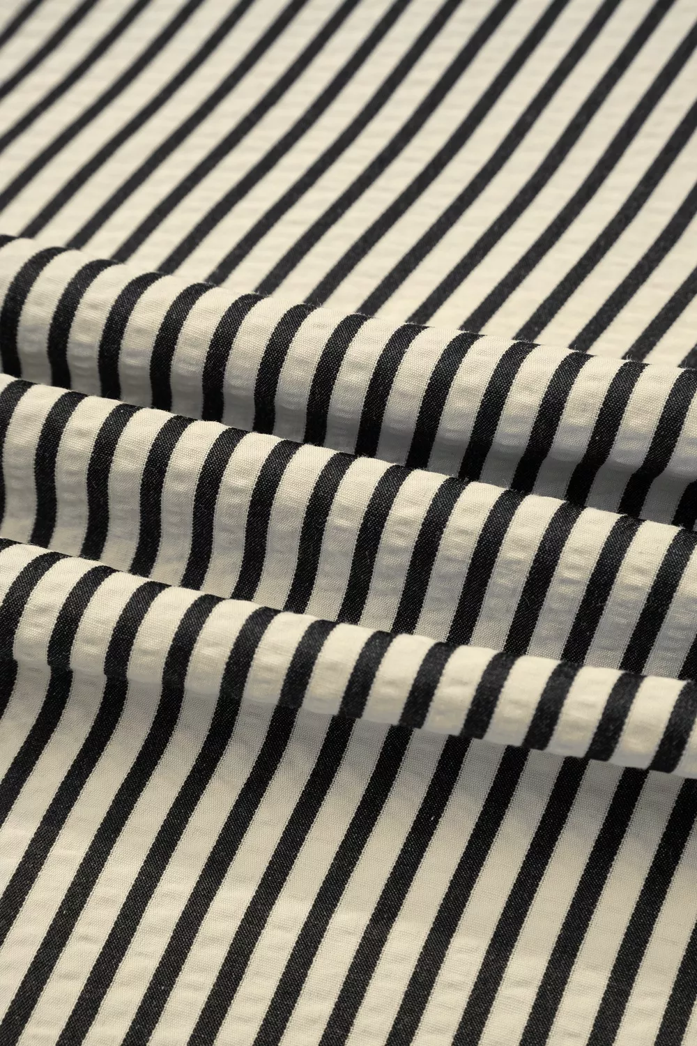 Stripe V Neck Zip Front Cinched High Waist Midi Dress, image 5