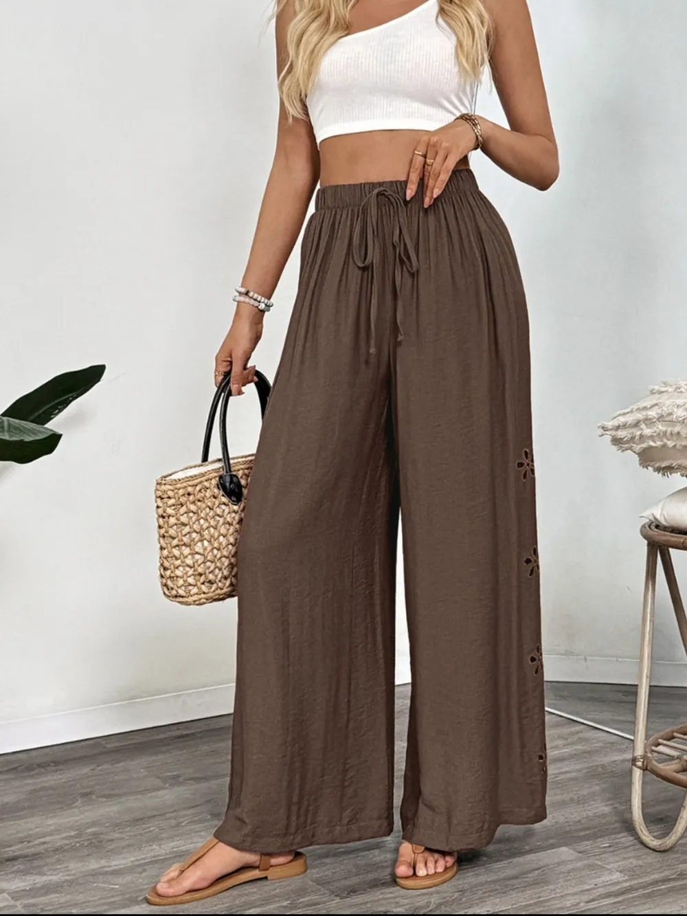 Casual Wide Leg Pants, image 6