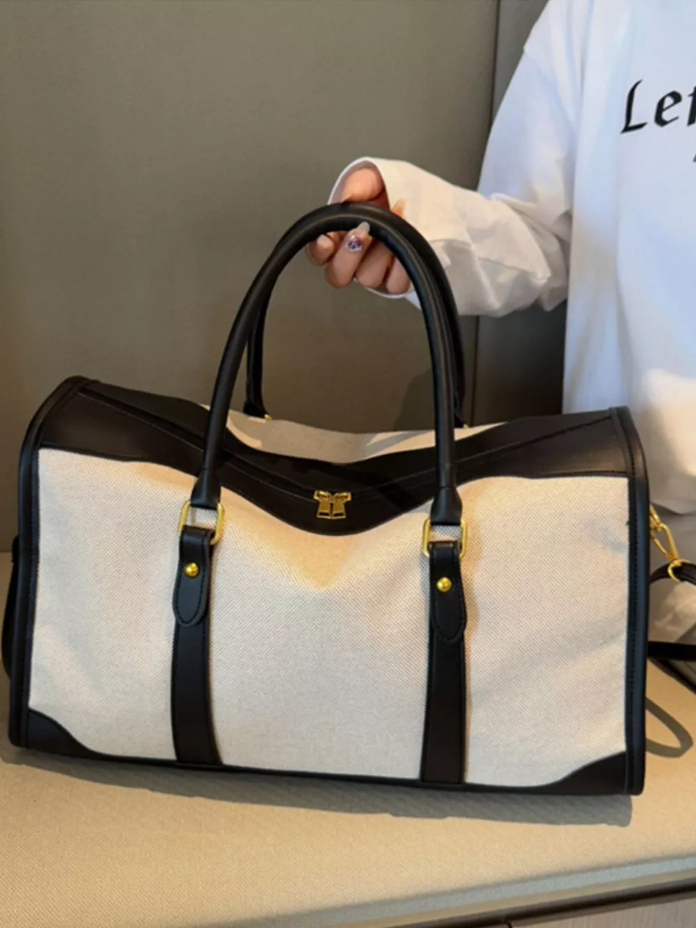 Two-Tone Travel Bag, image 4