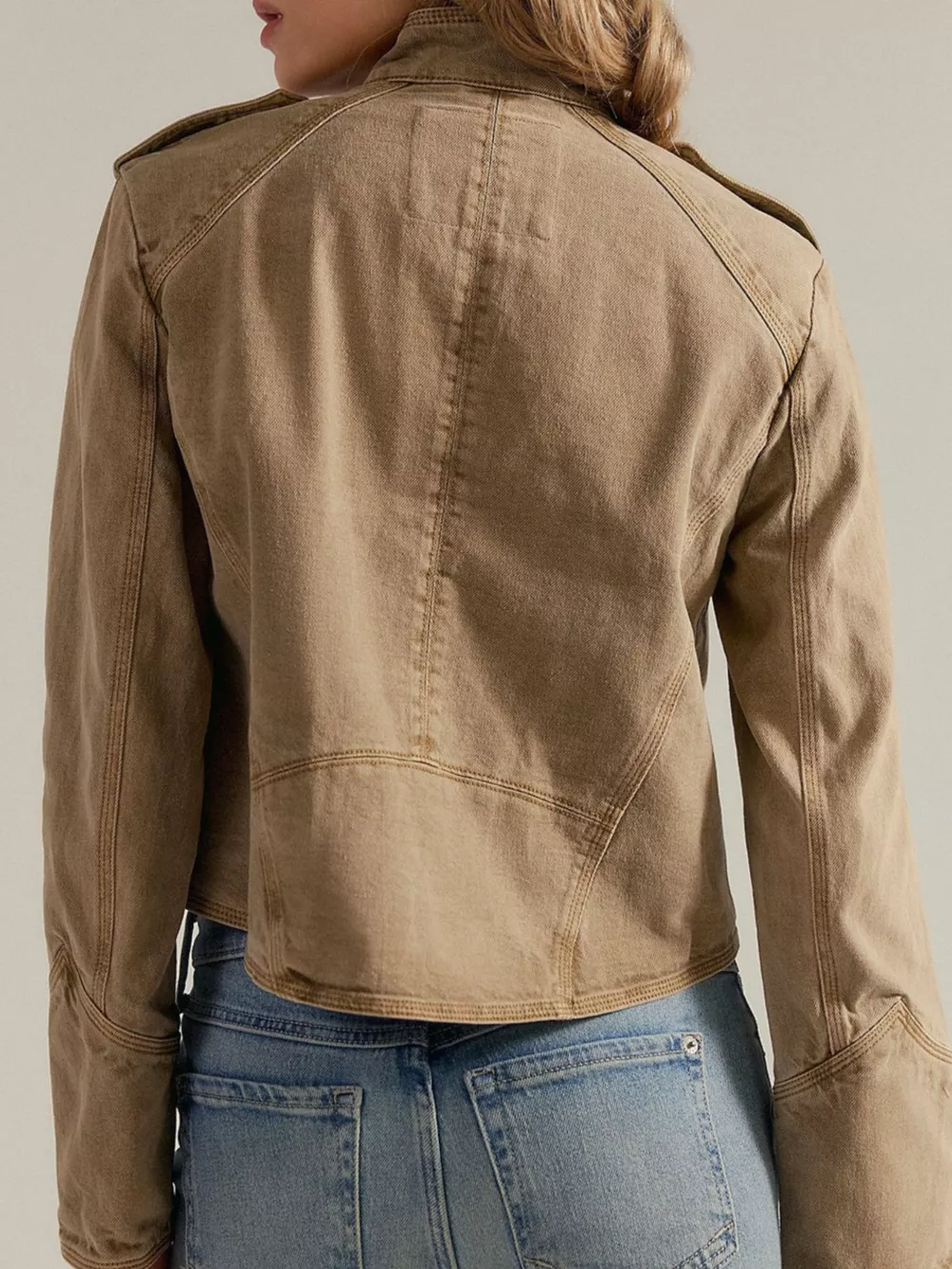 Decorative Button Cropped Jacket, image 15