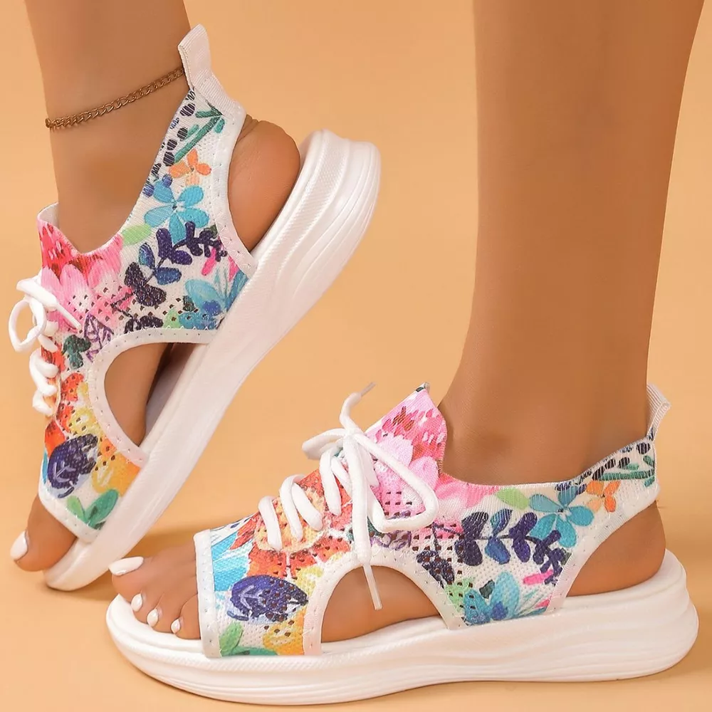 Tie-Dye Breathable Mesh Sandals, image 6