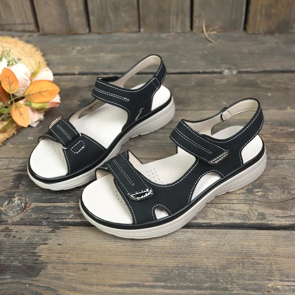 Peep Toe Platform Sandals, image 5