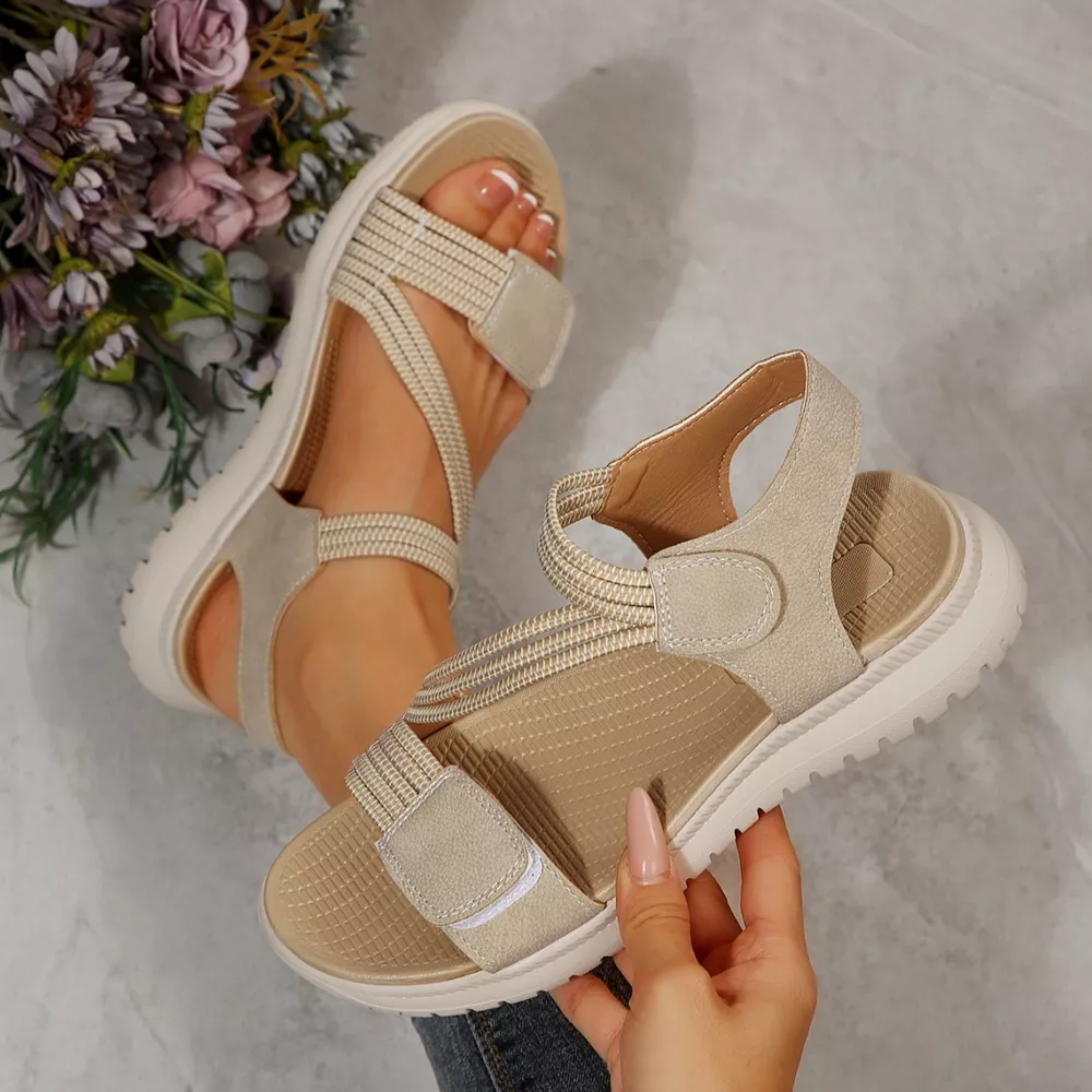 Open Toe Wedge Sandals, image 5