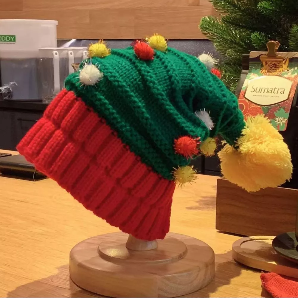 Christmas Knitted Beanie Hat, image 2